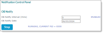 Using the Notification Control Panel (Onboarding)
